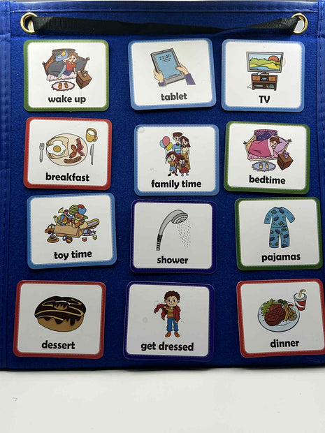 PECS Visual Timetable Board – daily routine and communication aid for children with autism | The Divergent Den
