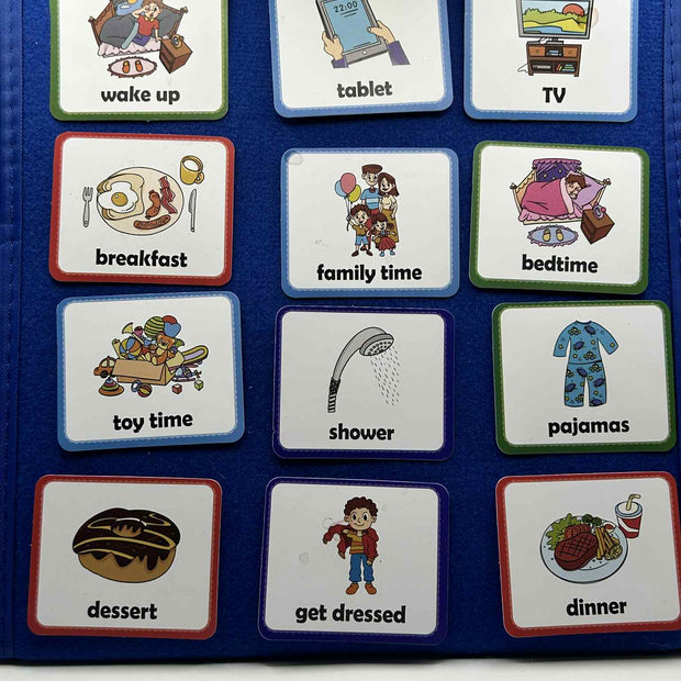 PECS Visual Timetable Board – daily routine and communication aid for children with autism | The Divergent Den