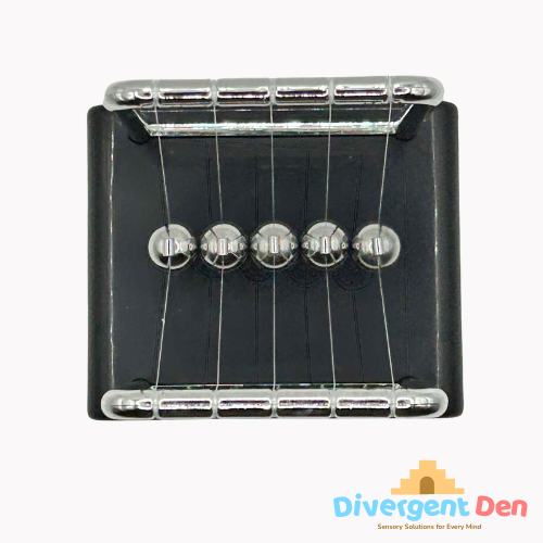 Sensory Retro Newton’s Cradle - The Divergent Den
