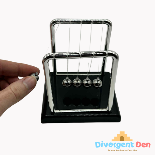 Sensory Retro Newton’s Cradle - The Divergent Den
