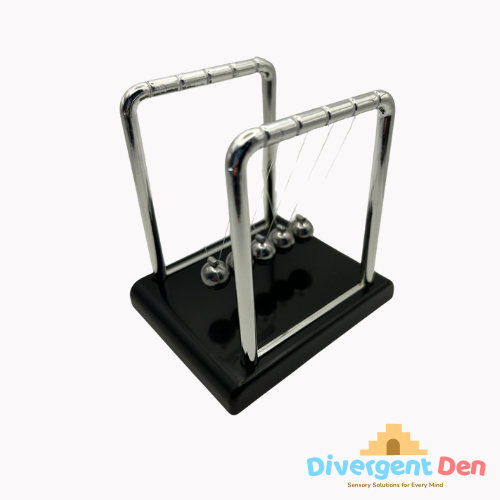 Sensory Retro Newton’s Cradle - The Divergent Den