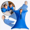 Child inside SEN Body Sock demonstrating full-body deep pressure and proprioceptive input
