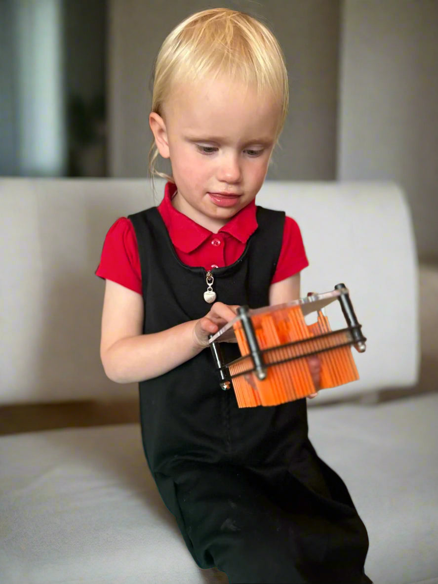 Kids using Neuro Touch 3D Impression Kit – relaxing sensory activity for home or therapy by The Divergent Den