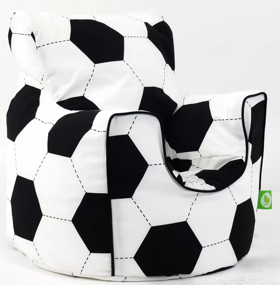 Sensory Bean Bag Chair Football Style – calming and comfortable seating for neurodivergent children | The Divergent Den
