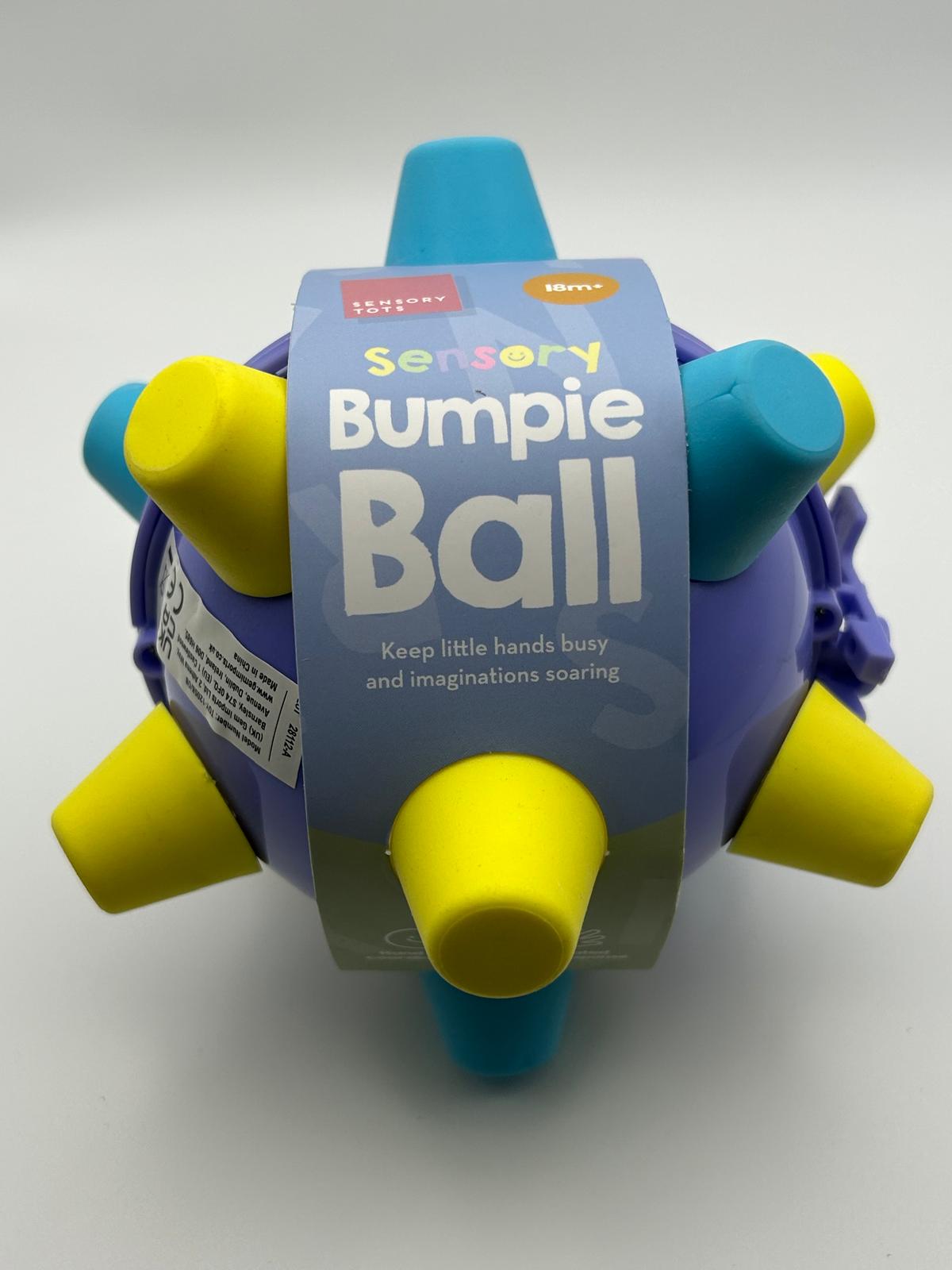 Sensory Bumpie Ball from a birdeye view – tactile fidget and stress-relief toy for neurodivergent children | The Divergent Den