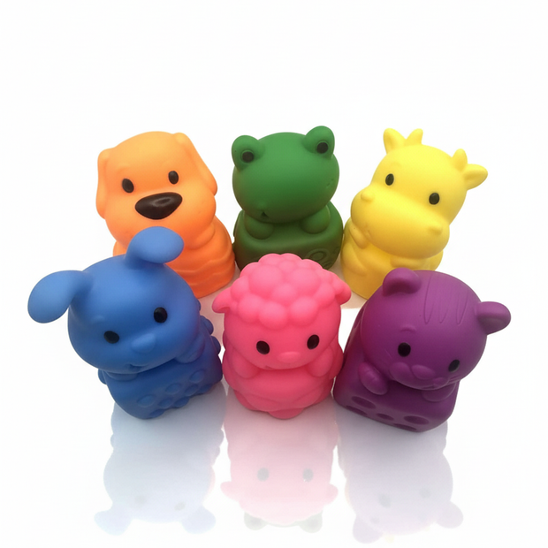 Sensory Critters pack of 6 | Tactile toys for those who are neurodivergent and like to feel different textures | The Divergent Den