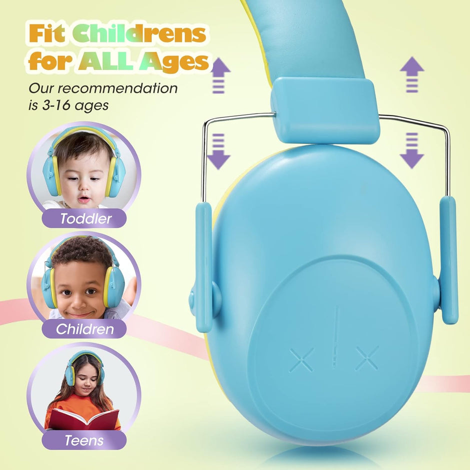 Sensory Ear Defenders suit all ages from toddler to teens meaning these sensory ear defenders have versatility to be used by all 