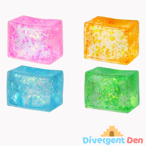 Sensory Fidget Cubes 3 Pack for Stress Relief and Focus Enhancement - The Divergent Den