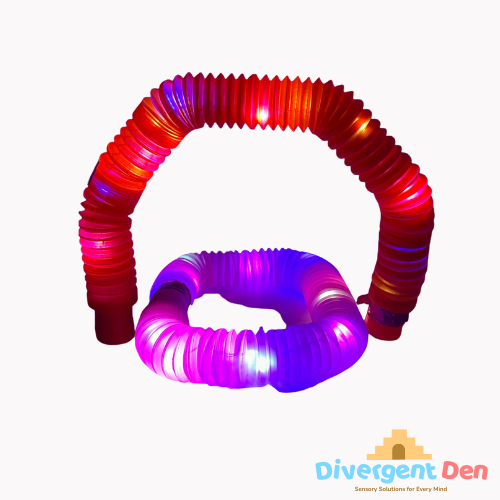 Pop up tubes for neurodivergent children