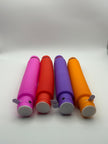 Sensory Light Up Pop Tubes, light showing the colours without the led turned on – flexible fidget toy with LED lights for neurodivergent children | The Divergent Den