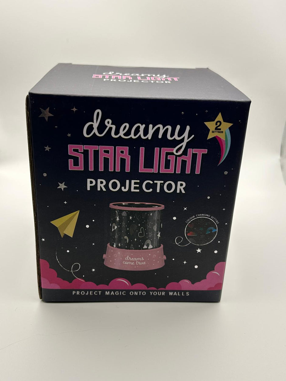 Sensory Night Light Projector packaging from the side angle – calming LED projector for neurodivergent kids | The Divergent Den