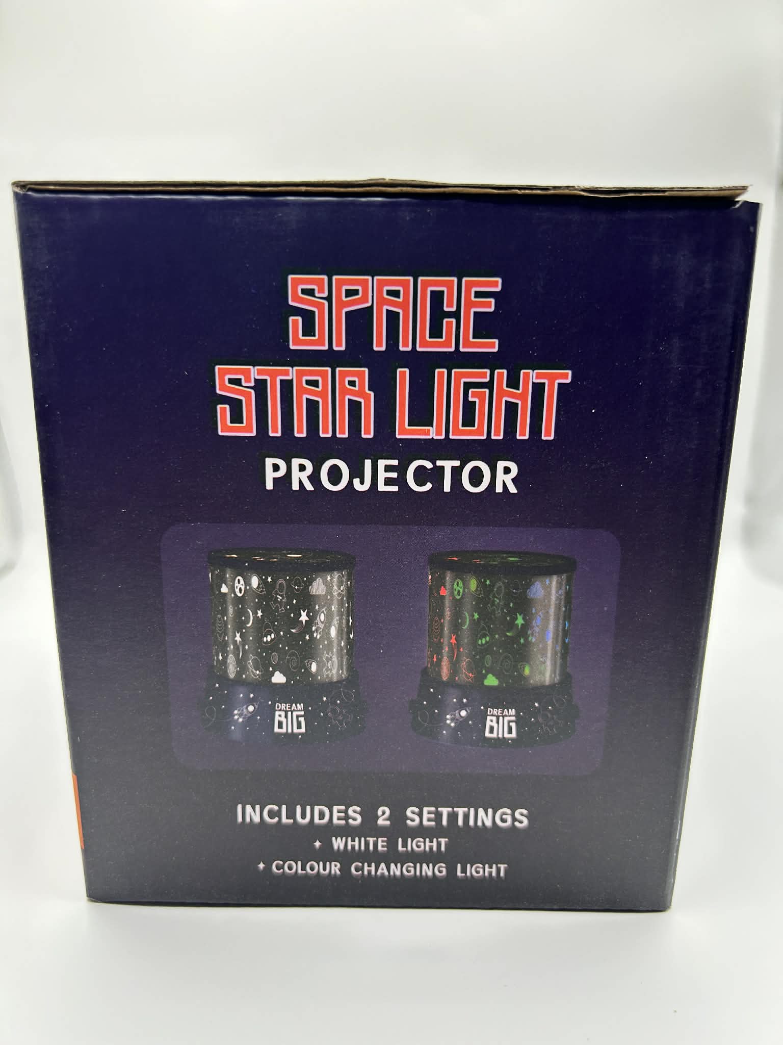 Sensory Night Light Projector packaging – calming LED projector for neurodivergent kids | The Divergent Den