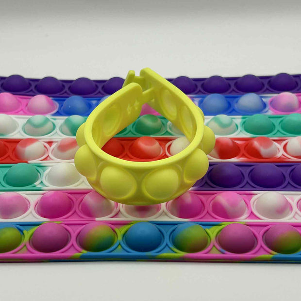 Sensory Pop Bracelet – colourful tactile fidget accessory for neurodivergent children | The Divergent Den