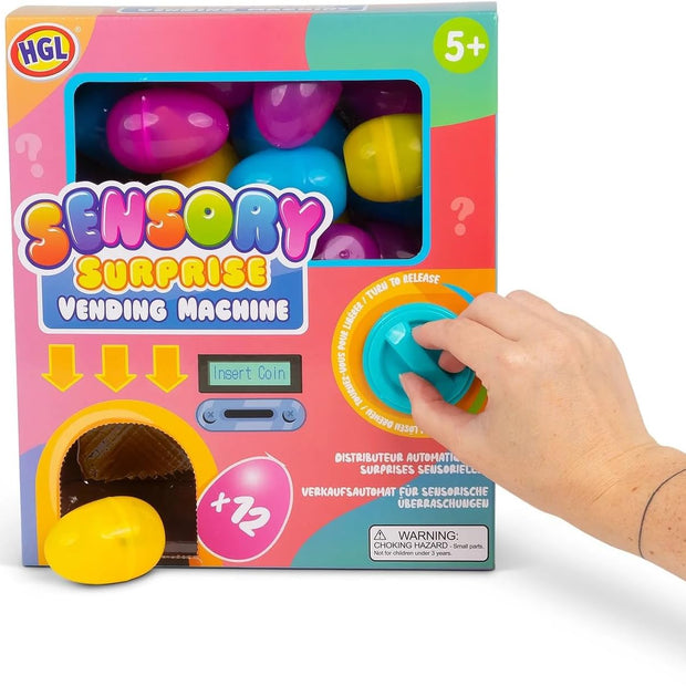 Sensory Surprise Vending Machine 12-Piece - fun fidget toy dispenser for children with autism and ADHD | The Divergent Den
