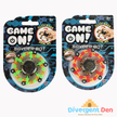 Two packages of Spyder Bot toys with colorful designs on a white background.
