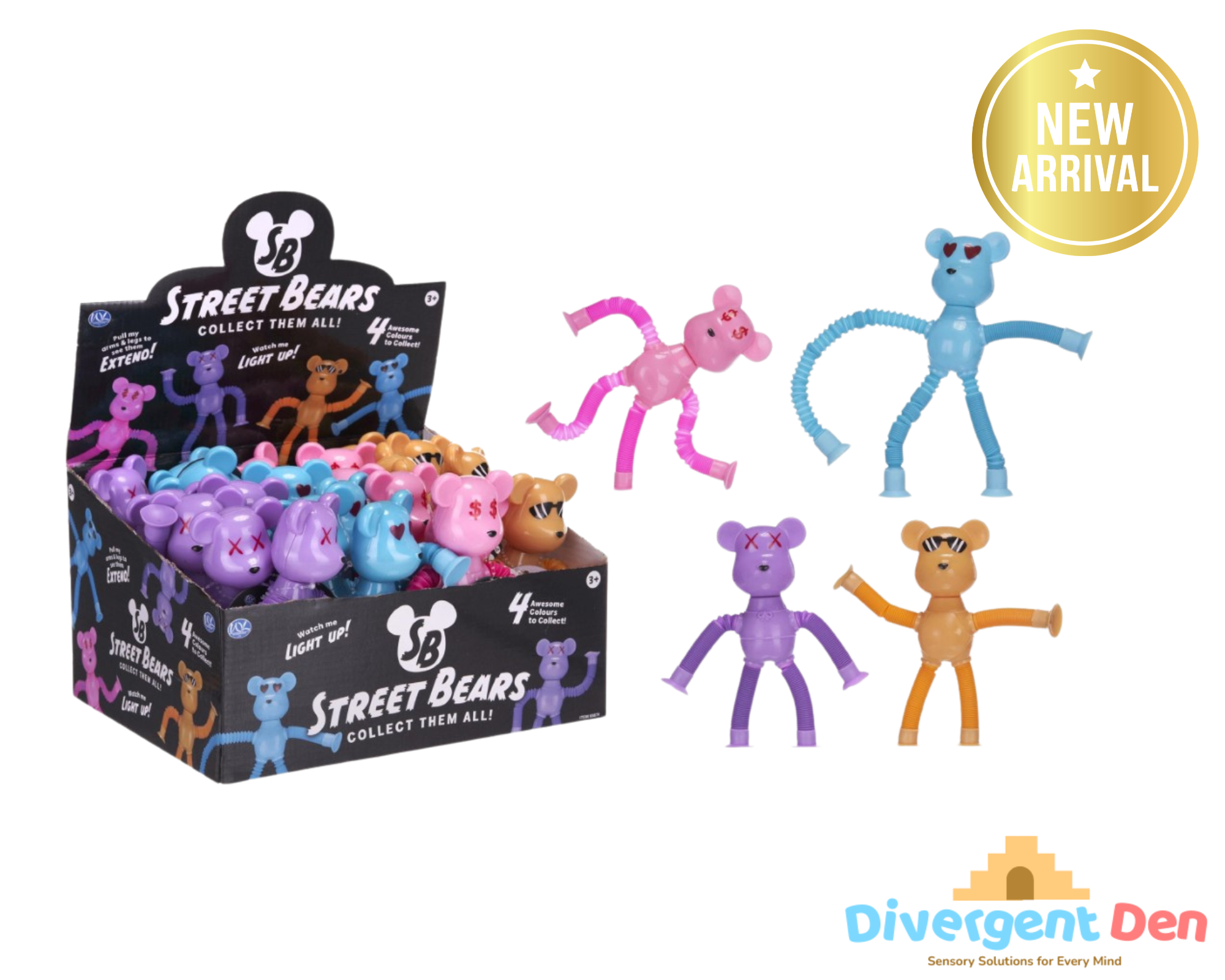 Light Up Street Bear Extending Limbs