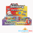 Box of Oh So Sensory Stretch Noodlez with colorful design and branding.