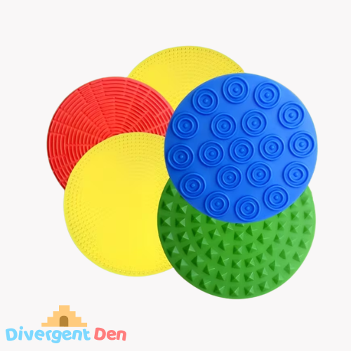 Textured Silicone Sensory Pads In showing the textures 