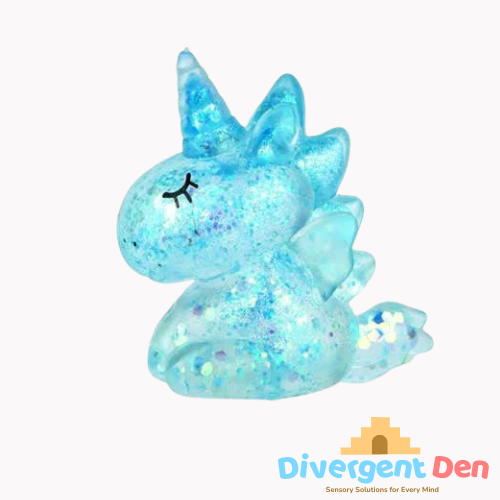 Unicorn Sugar Animal in blue