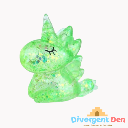 Unicorn Sugar Animal in green