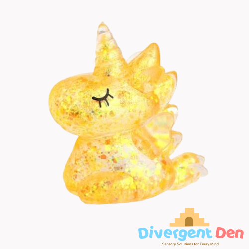 Unicorn Sugar Animal in yellow 