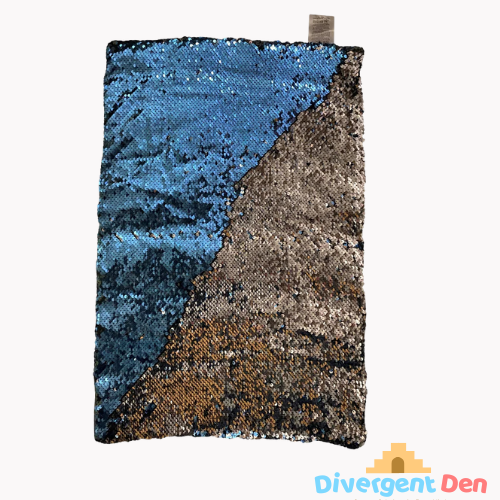 2.3kg Weighted Lap Pad in train pattern showing fun design for therapeutic deep pressure
