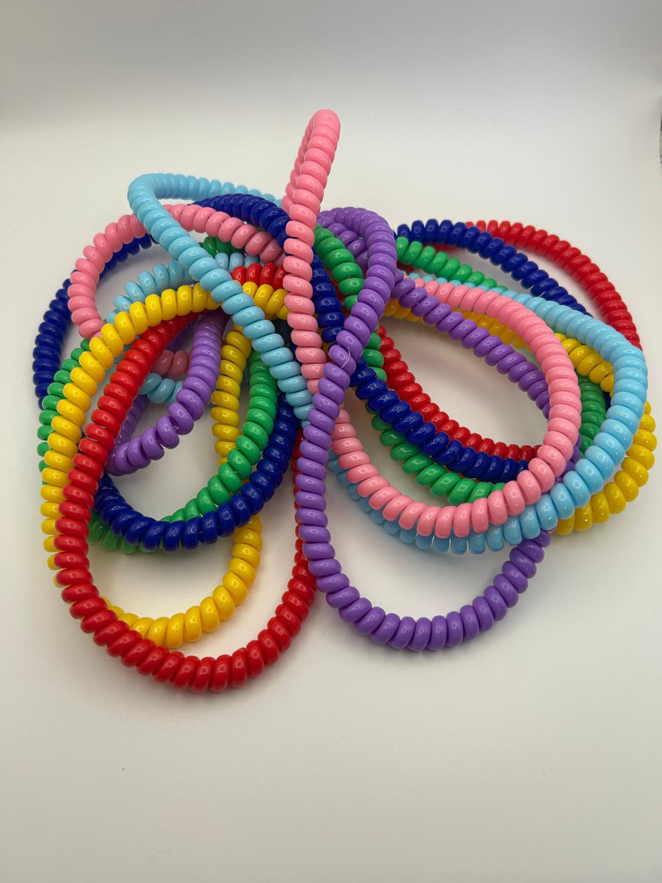 Chew Coil Necklace (4 Pack) – Oral Sensory Chew Toy for Kids & Adults | Autism, ADHD & Oral Motor Support, Safe, Durable & Calming