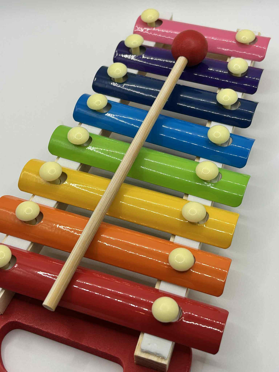 Wooden Xylophone – educational musical toy for toddlers to develop rhythm and fine motor skills | The Divergent Den