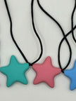 Star Sensory Chew Necklace (5 Pack) – Oral Sensory Chew Toy for Kids & Adults | Autism, ADHD & Oral Motor Support, Safe, Durable & Calming