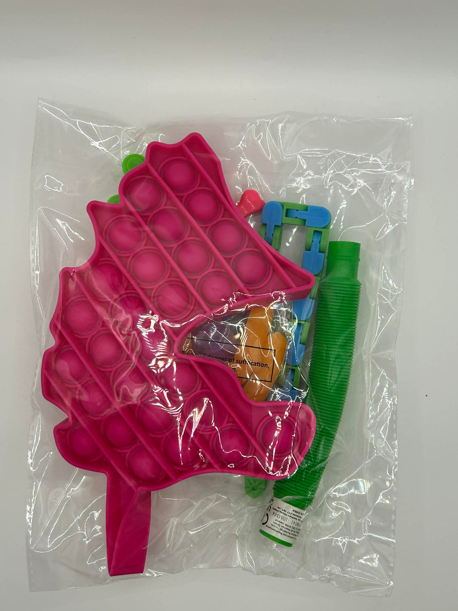 Packing for the Comprehensive fidget bundle featuring 15-20 sensory tools for calming, focus, and fine motor skill development