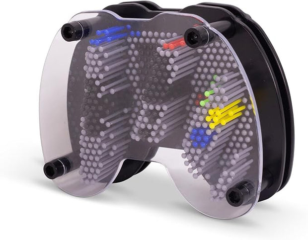 Games controller pin art sensory fidget toy for neurodivergent children tactile stimming