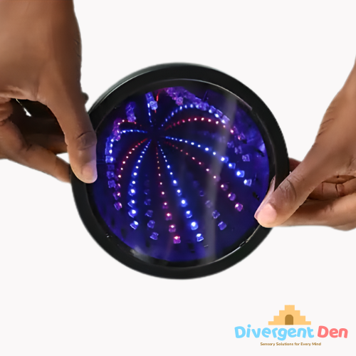 Infinity Mirror Sensory Light - The Divergent Den