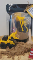 Video of the construction sand play set - perfect for neurodivergent children looking for sensory exploration | The Divergent Den
