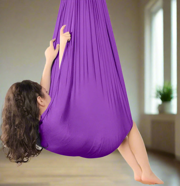 Therapeutic Sensory Swing – Calming Indoor Hammock for Kids | Autism, ADHD & SPD Support for Balance, Focus & Relaxation”