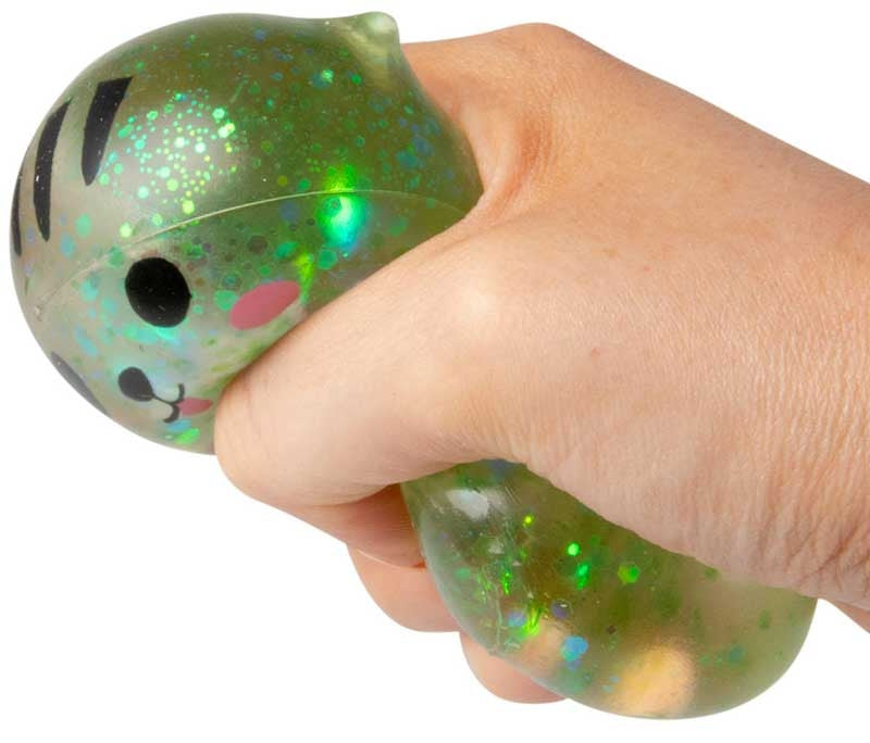 Neurodivergent child exploring sensory fidget toys from Scrunchems Surprise Box