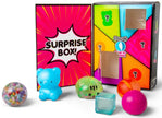 Scrunchems Surprise Box with 6 sensory fidget toys for neurodivergent children tactile stimulation